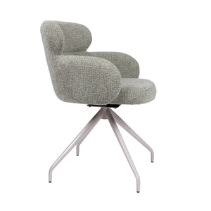 HelloChair HC22 Akin eetkamerstoel Milan Leaf spinpoot beige