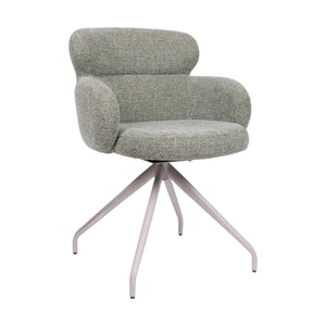 HelloChair HC22 Akin eetkamerstoel Milan Leaf spinpoot beige
