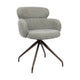 HelloChair HC22 Akin eetkamerstoel Milan Leaf spinpoot anodic brown