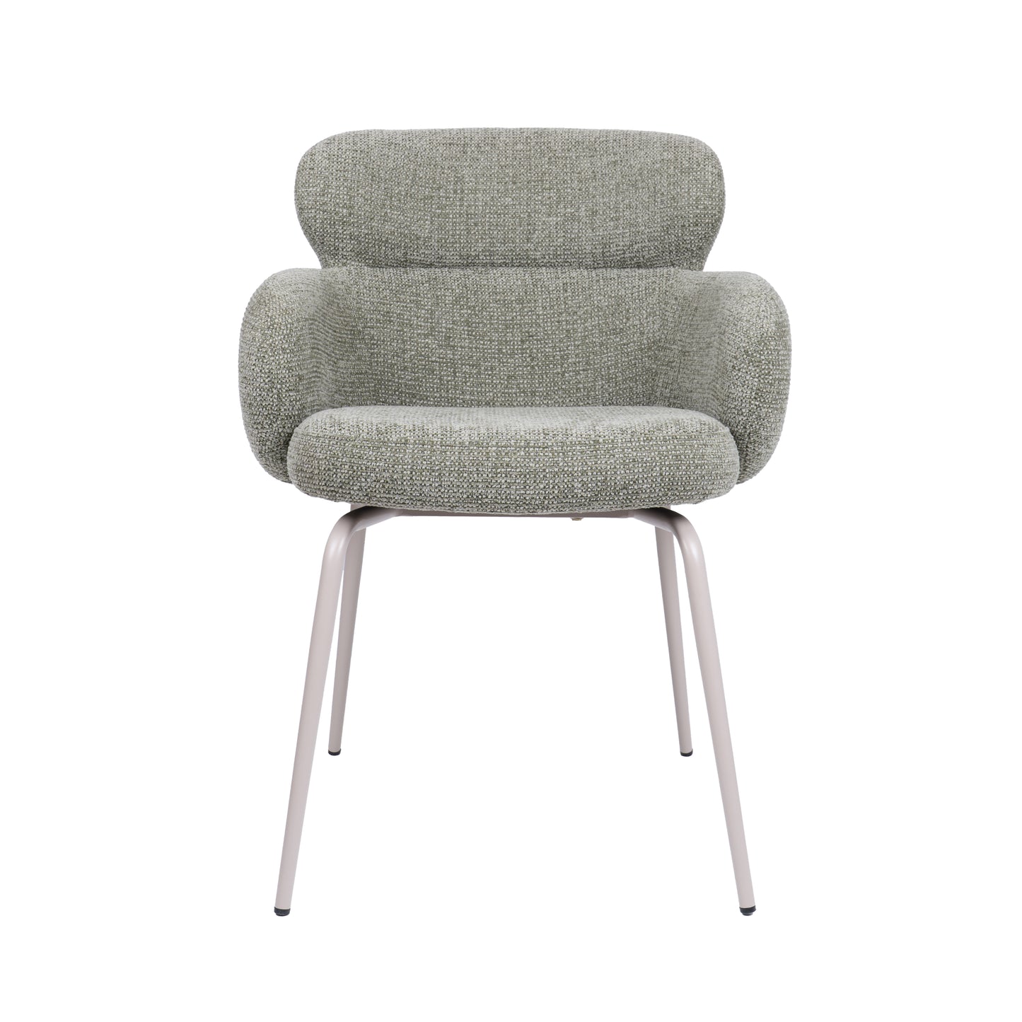 HelloChair HC22 Akin eetkamerstoel Milan Leaf vierpoot beige