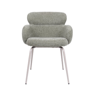 HelloChair HC22 Akin eetkamerstoel Milan Leaf vierpoot beige