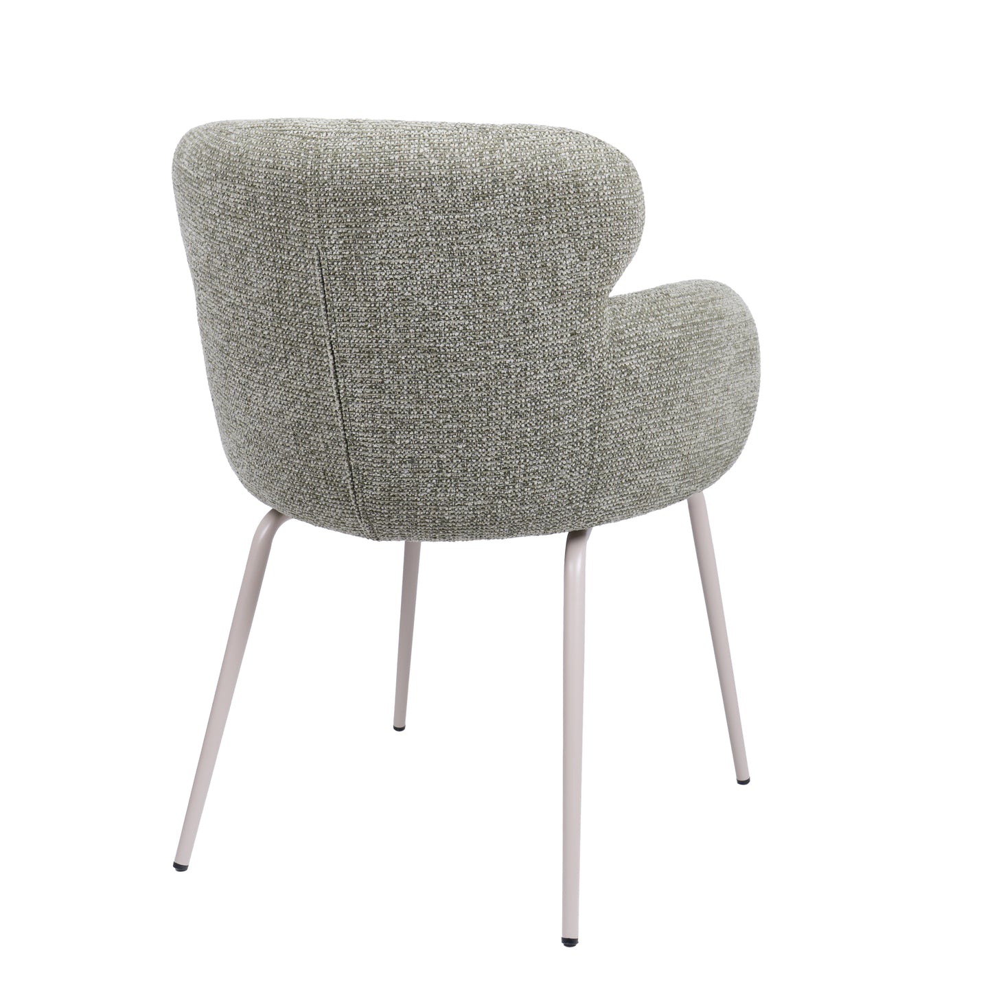 HelloChair HC22 Akin eetkamerstoel Milan Leaf vierpoot beige
