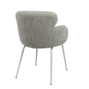 HelloChair HC22 Akin eetkamerstoel Milan Leaf vierpoot beige