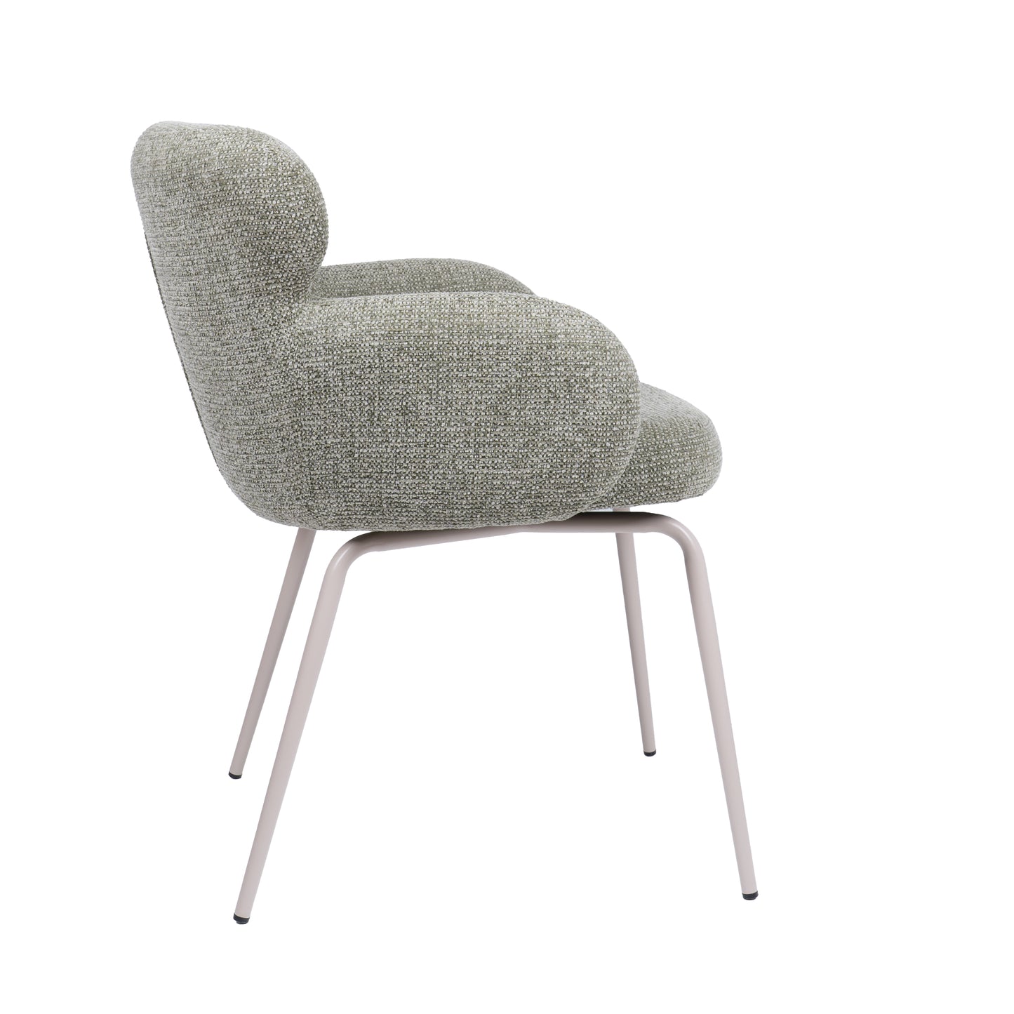 HelloChair HC22 Akin eetkamerstoel Milan Leaf vierpoot beige