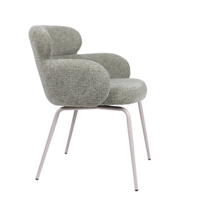 HelloChair HC22 Akin eetkamerstoel Milan Leaf vierpoot beige