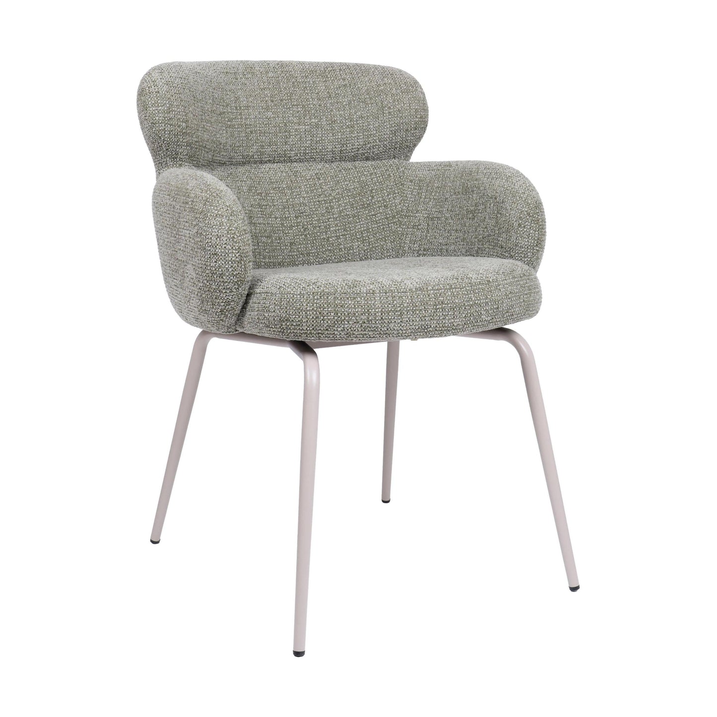 HelloChair HC22 Akin eetkamerstoel Milan Leaf vierpoot beige