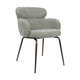 HelloChair HC22 Akin eetkamerstoel Milan Leaf vierpoot anodic brown