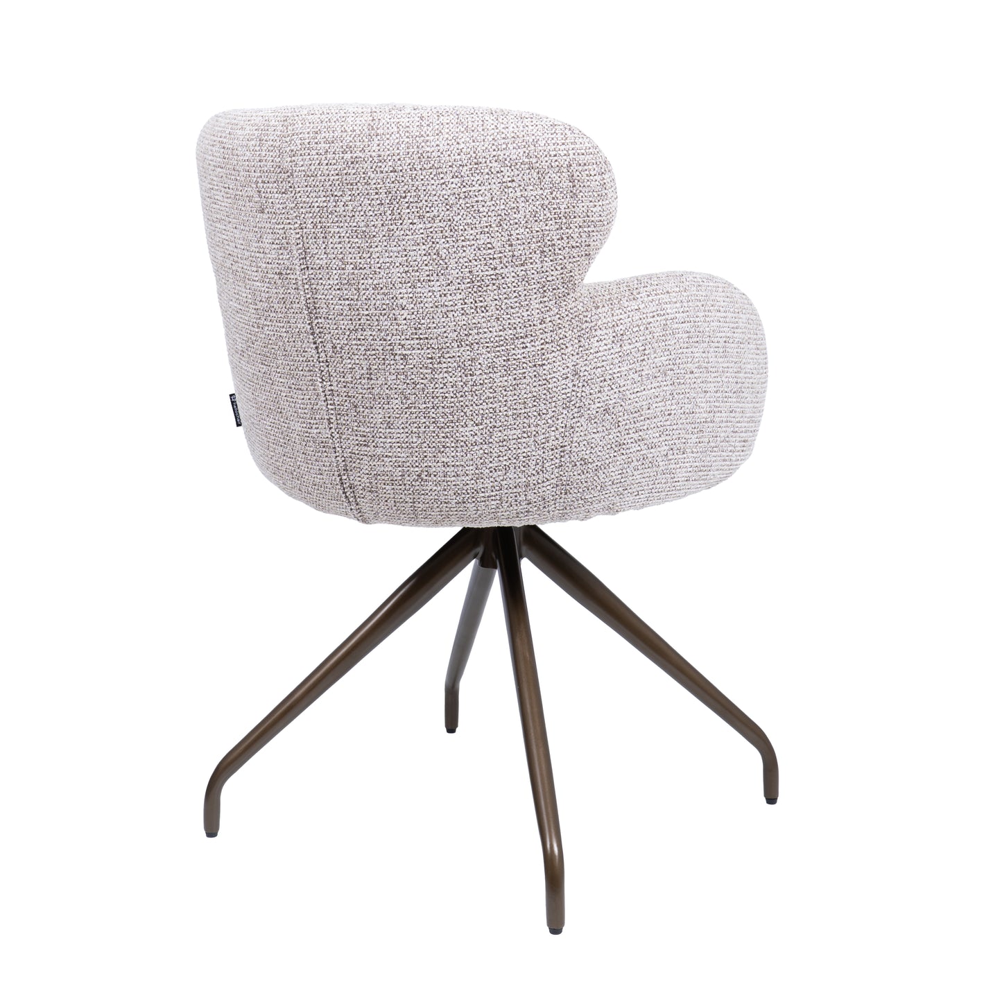 HelloChair HC22 Akin eetkamerstoel Milan Wheat spinpoot anodic brown