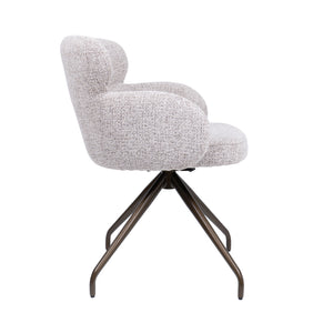 HelloChair HC22 Akin eetkamerstoel Milan Wheat spinpoot anodic brown