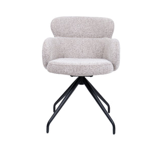 HelloChair HC22 Akin eetkamerstoel Milan Wheat spinpoot zwart