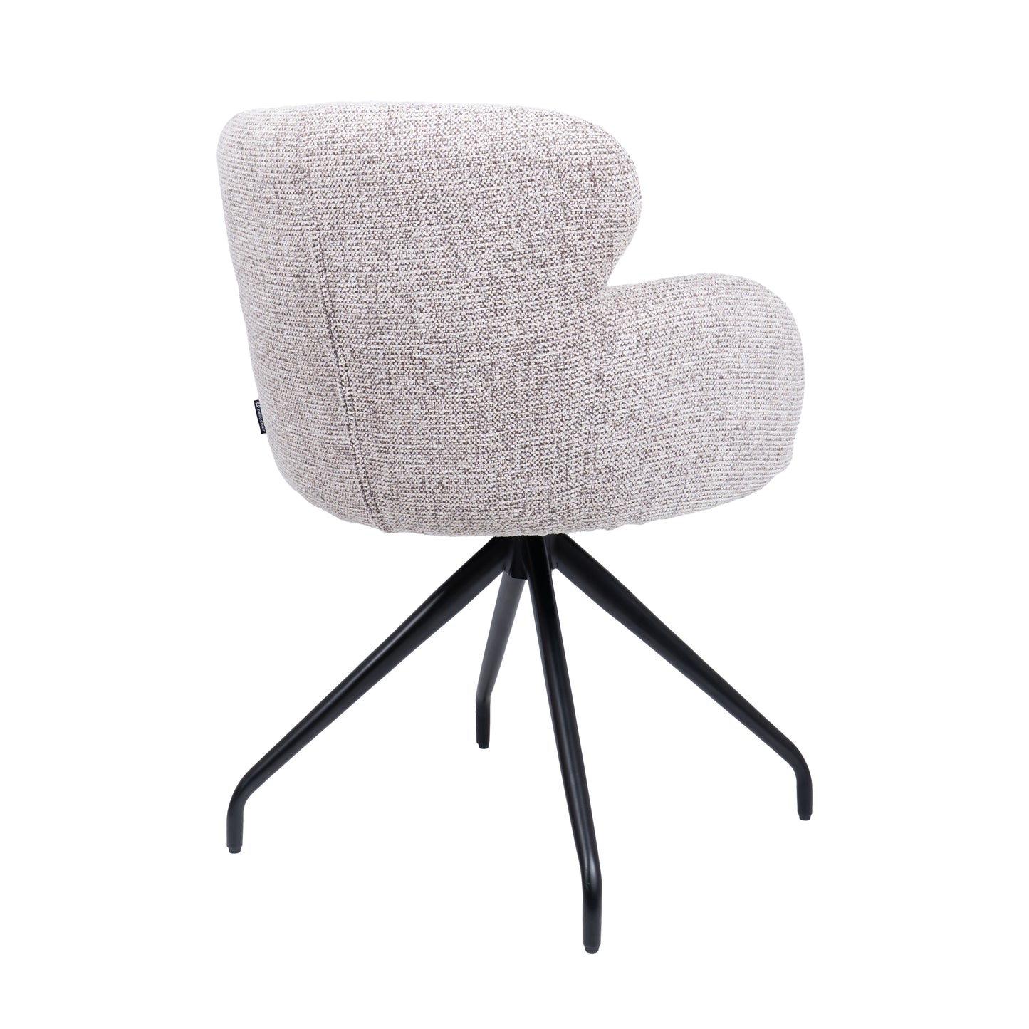 HelloChair HC22 Akin eetkamerstoel Milan Wheat spinpoot zwart