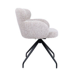 HelloChair HC22 Akin eetkamerstoel Milan Wheat spinpoot zwart
