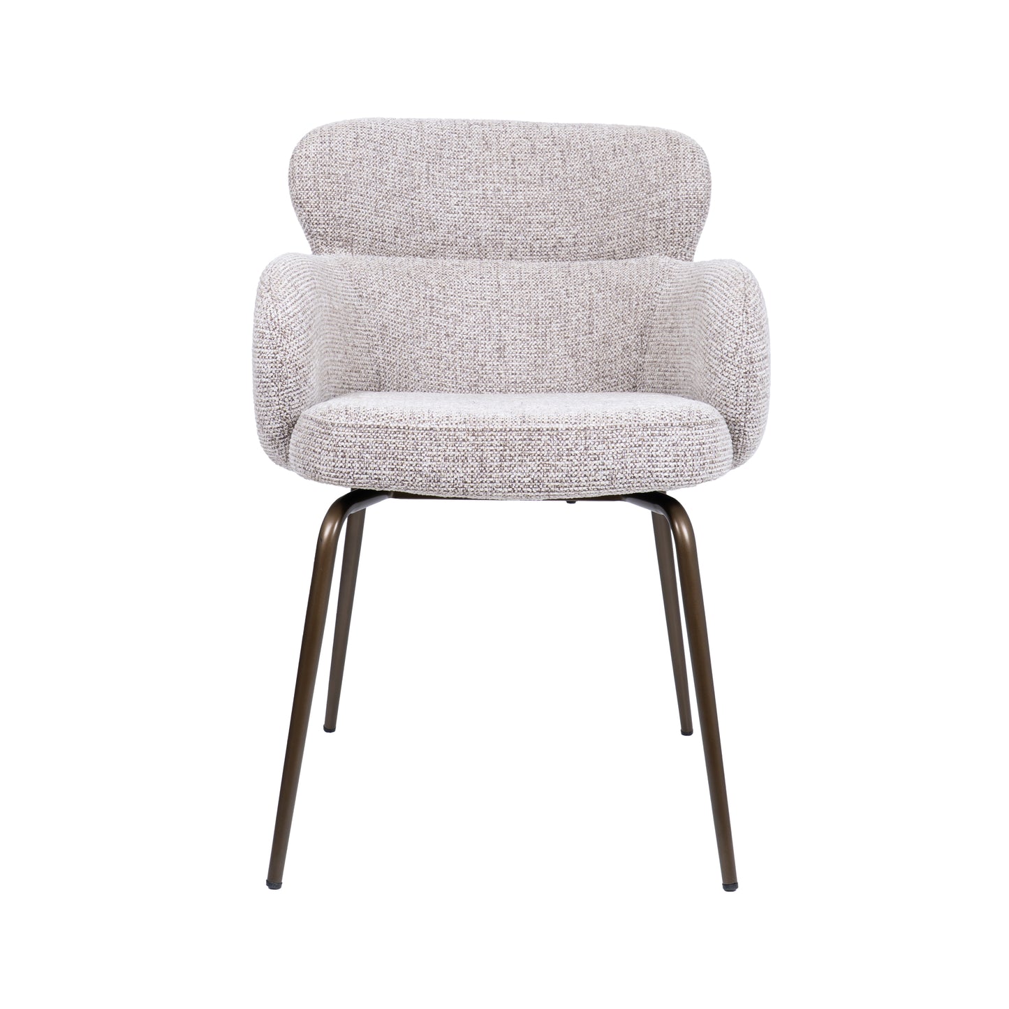 HelloChair HC22 Akin eetkamerstoel Milan Wheat vierpoot anodic brown