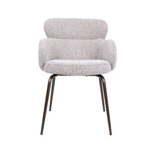 HelloChair HC22 Akin eetkamerstoel Milan Wheat vierpoot anodic brown