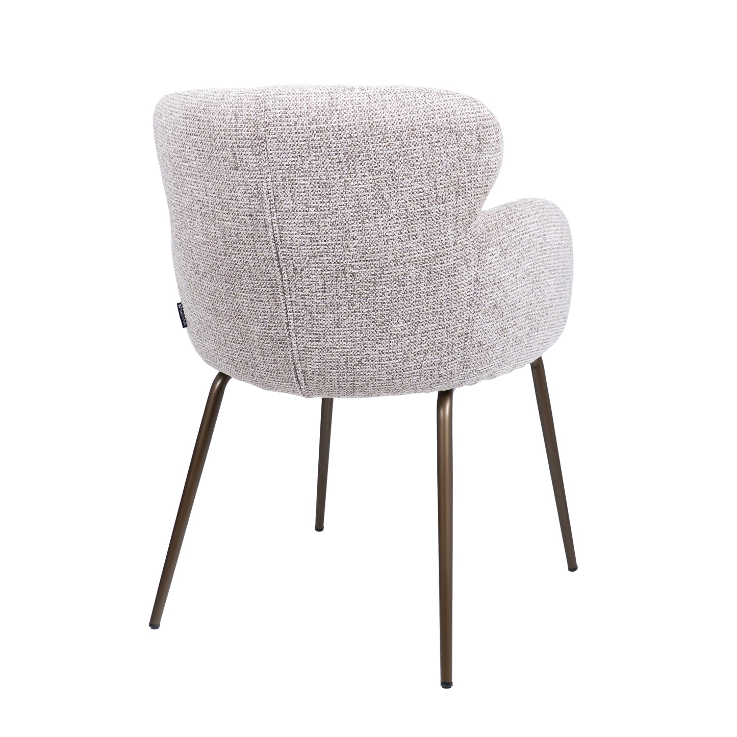 HelloChair HC22 Akin eetkamerstoel Milan Wheat vierpoot anodic brown