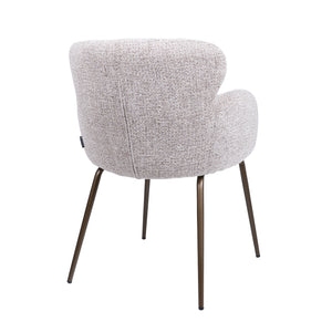 HelloChair HC22 Akin eetkamerstoel Milan Wheat vierpoot anodic brown