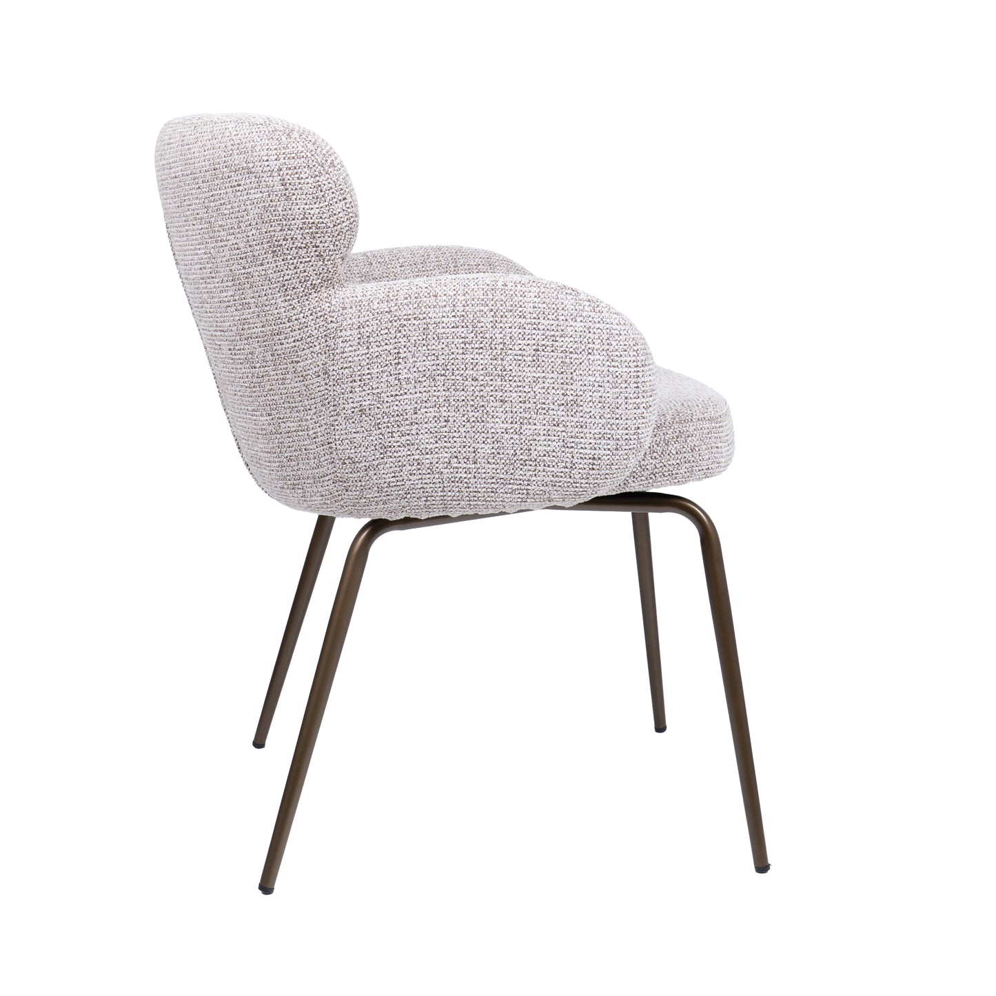 HelloChair HC22 Akin eetkamerstoel Milan Wheat vierpoot anodic brown
