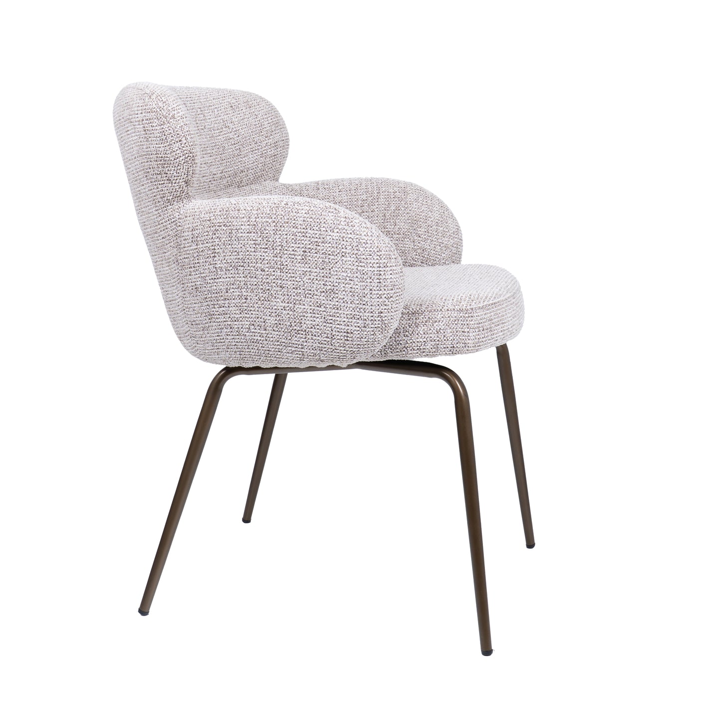 HelloChair HC22 Akin eetkamerstoel Milan Wheat vierpoot anodic brown