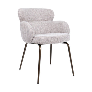 HelloChair HC22 Akin eetkamerstoel Milan Wheat vierpoot anodic brown