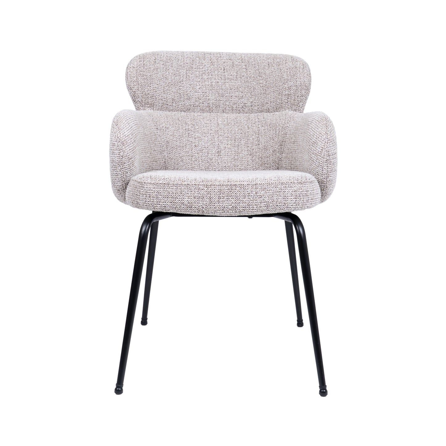 HelloChair HC22 Akin eetkamerstoel Milan Wheat vierpoot zwart