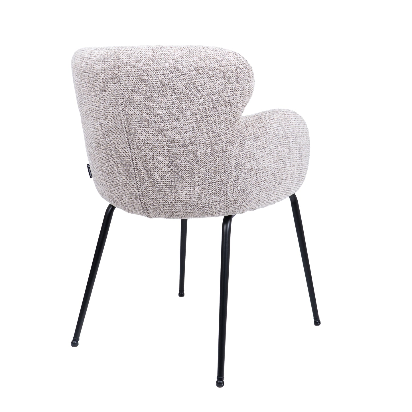HelloChair HC22 Akin eetkamerstoel Milan Wheat vierpoot zwart