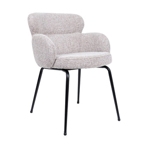 HelloChair HC22 Akin eetkamerstoel Milan Wheat vierpoot zwart