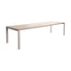 Mobitec Altera T0602 eettafel uitschuifbaar rechthoek 200(320)x100 cm mat gelakt eiken poot beige