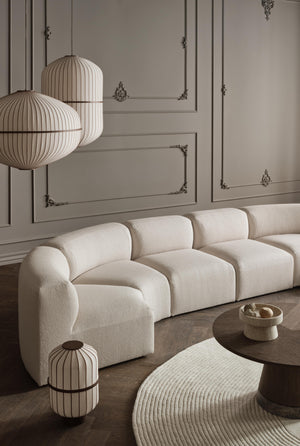 Bolia Lucén hanglamp Ellipse Ø90 cm dark oak