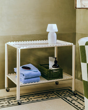 HAY Arcs Low trolley Eggshell