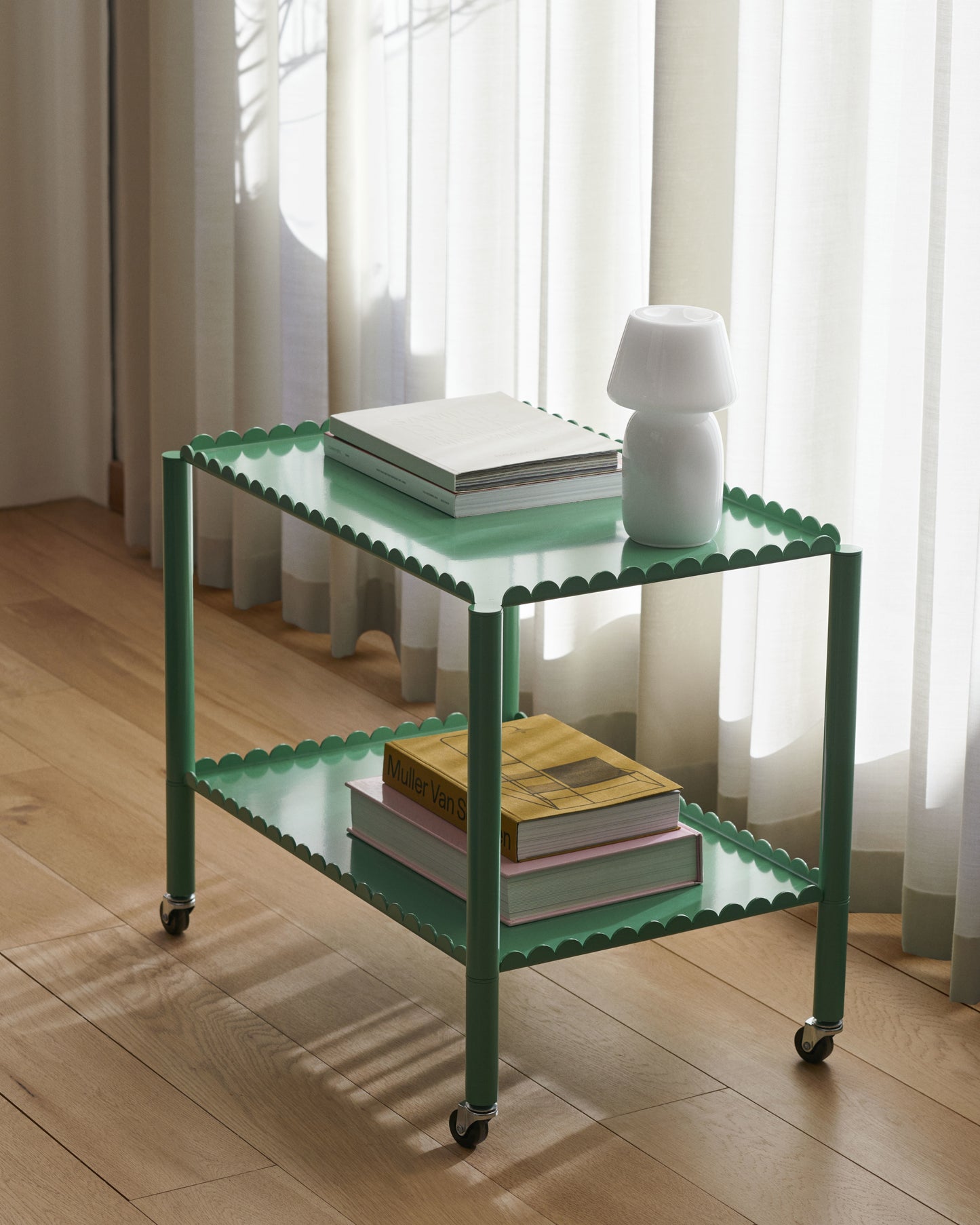 HAY Arcs Low trolley Soft Jade
