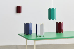 HAY Arcs wandlamp met snoer Auburn Red