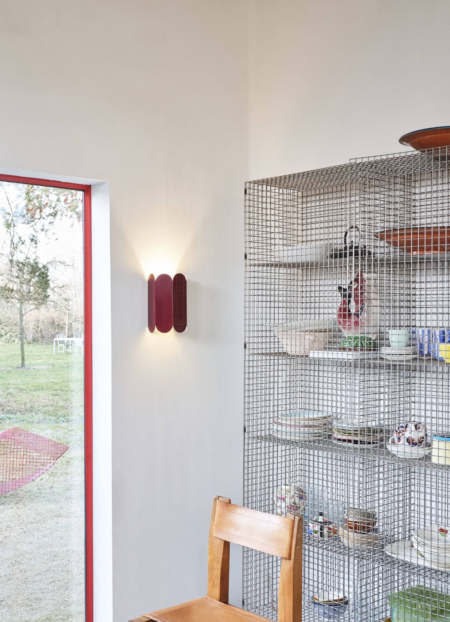 HAY Arcs wandlamp Auburn Red