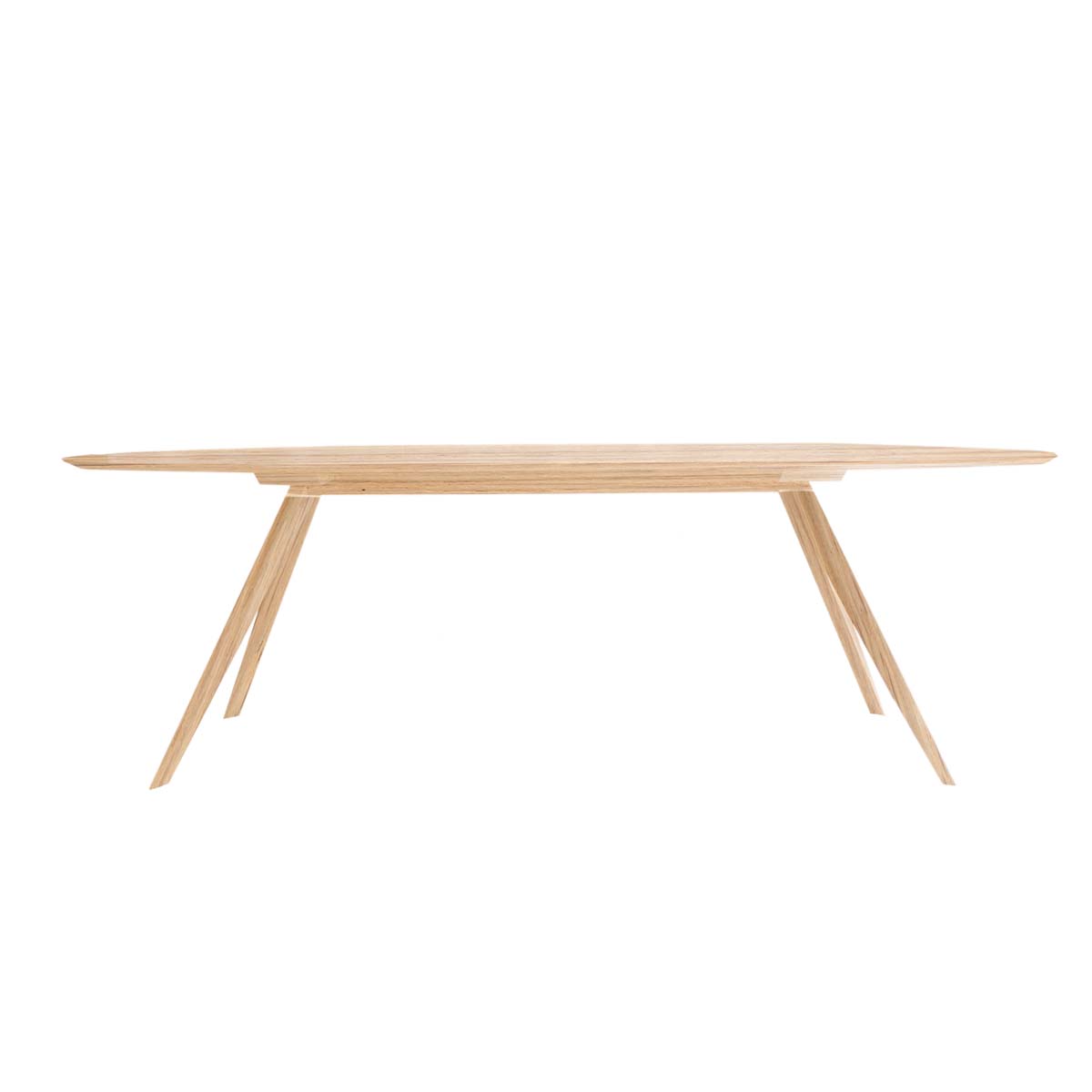 HelloTable Novum 30 eettafel Organisch 220x100 cm eiken naturel