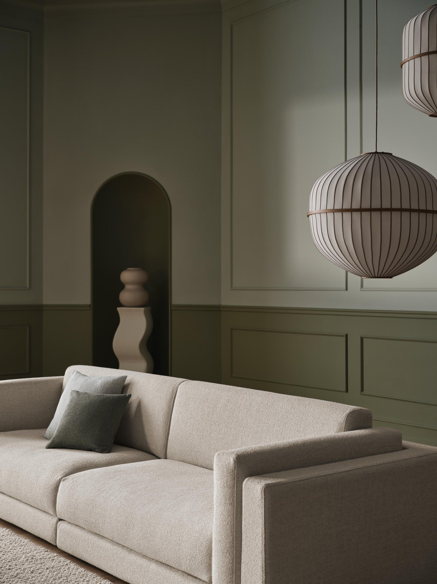 Bolia Lucén hanglamp Octagon Ø62 cm dark oak