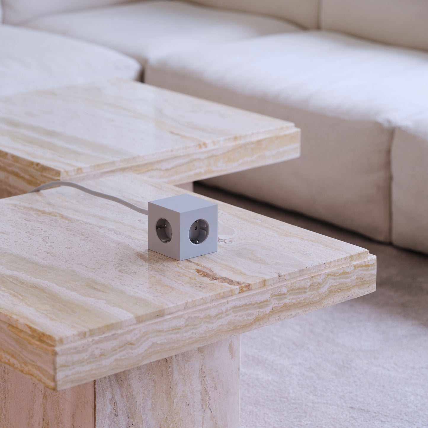 Avolt Square 1 stekkerdoos 3m Gotland Gray