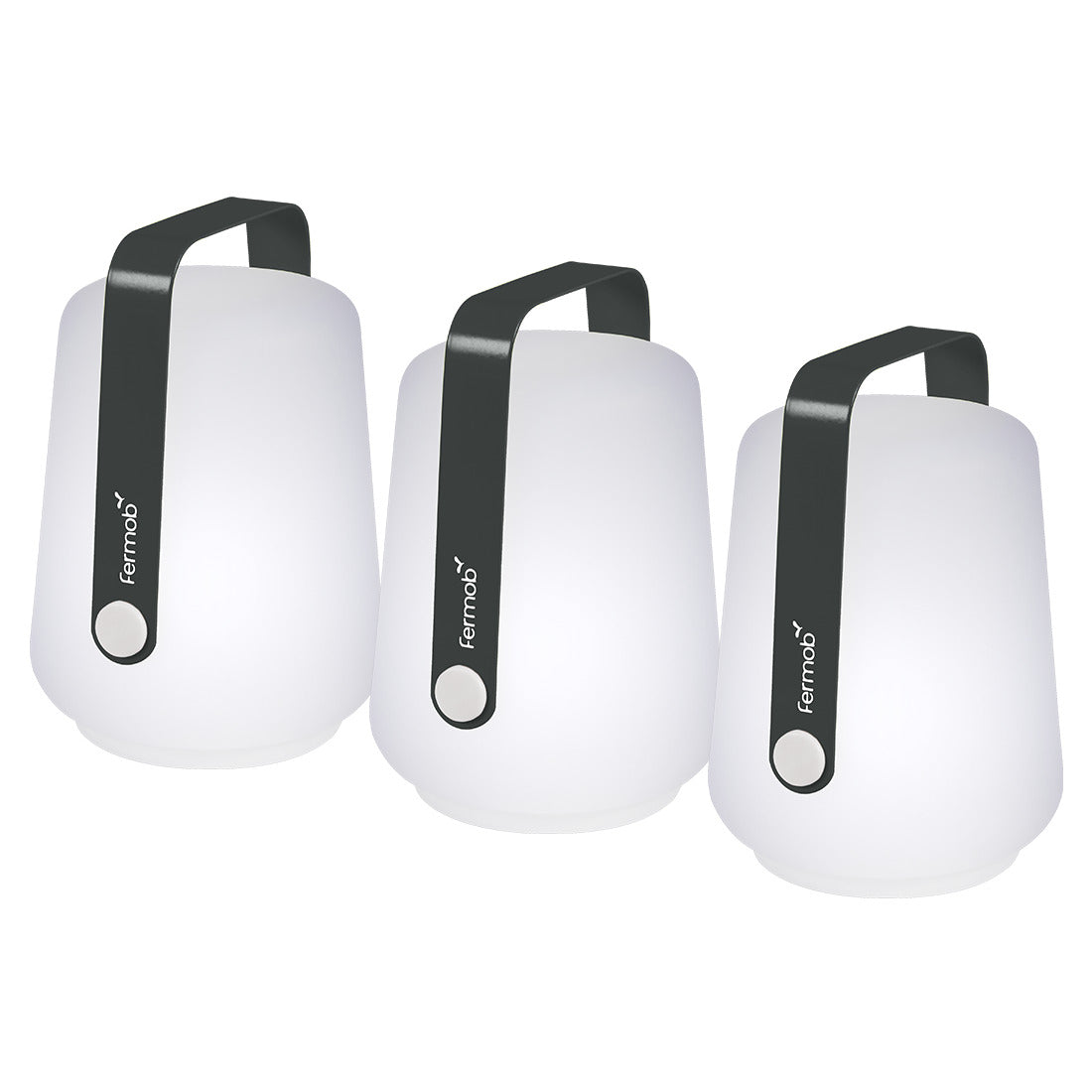 Fermob Balad taffelamp Anthracite - Set van 3