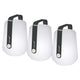 Fermob Balad taffelamp Anthracite - Set van 3