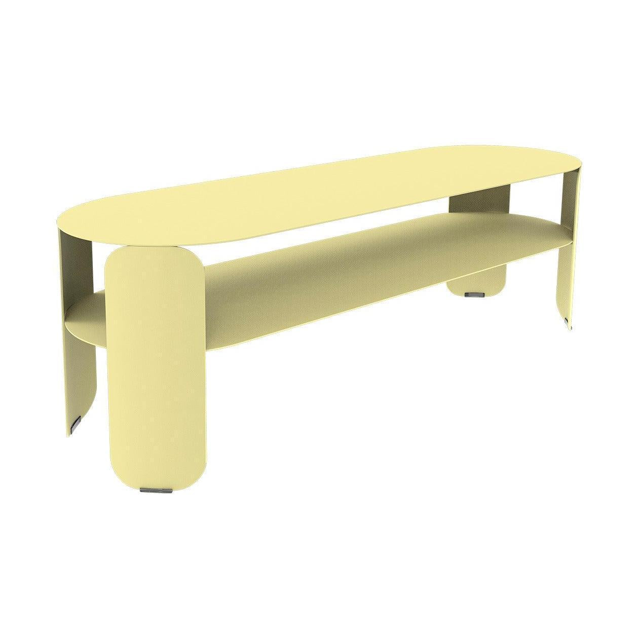 Fermob Bebop salontafel 120x40 cm Frosted Lemon