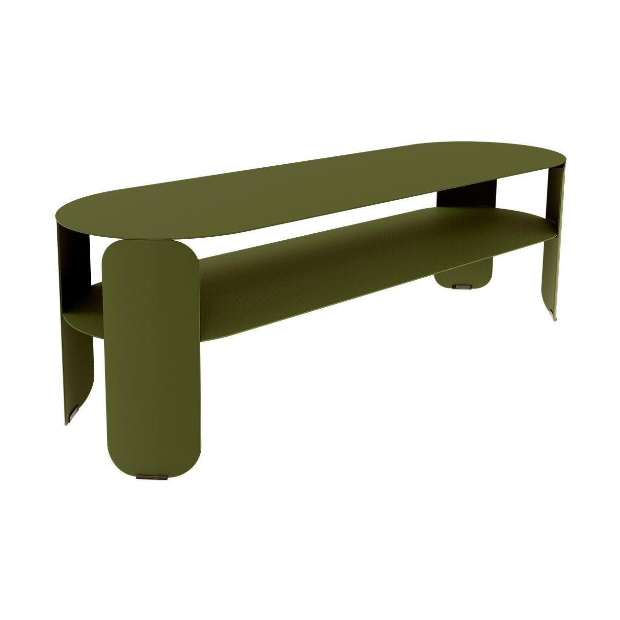 Fermob Bebop salontafel 120x40 cm Pesto