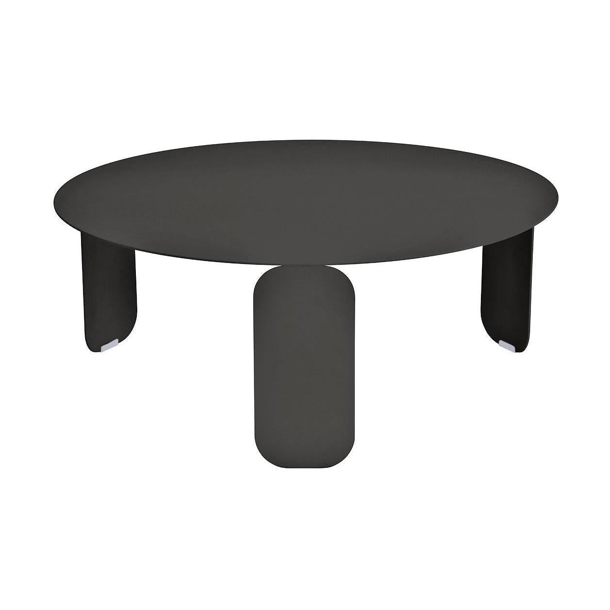Fermob Bebop salontafel Ø80 cm Liquorice