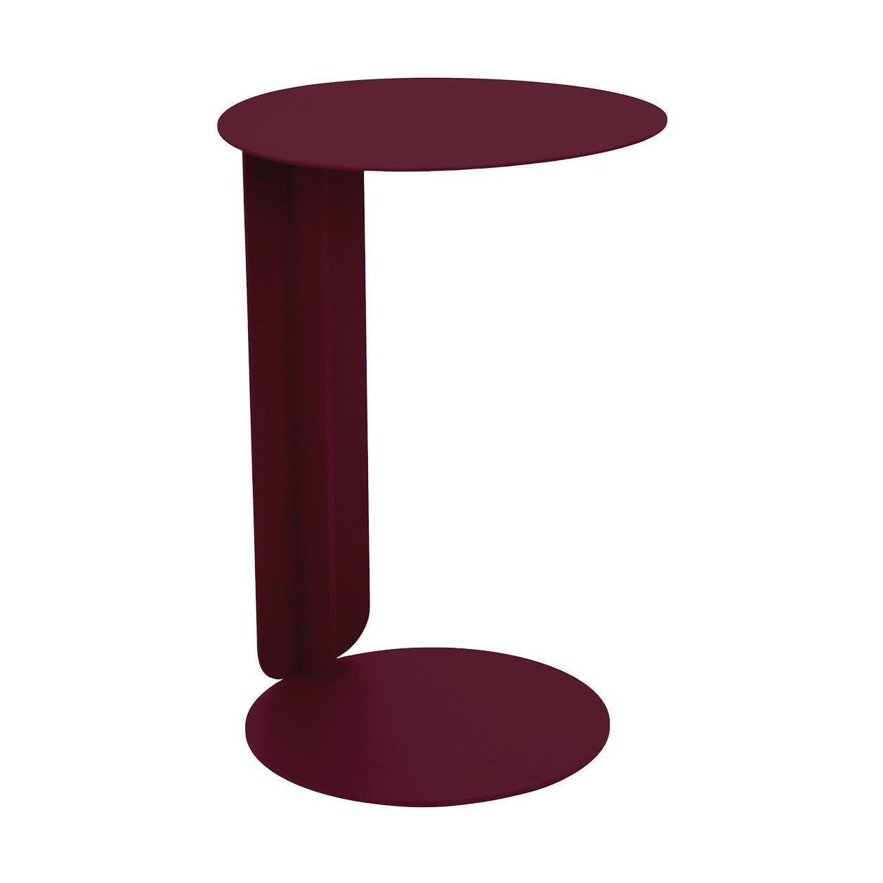 Fermob Bebop Offset bijzettafel Ø40 cm Black Cherry