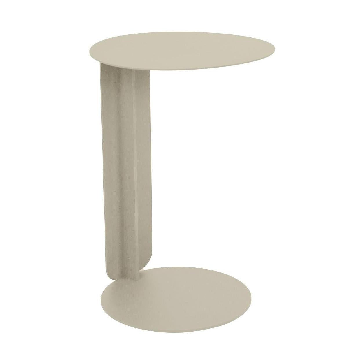 Fermob Bebop Offset bijzettafel Ø40 cm Clay Grey