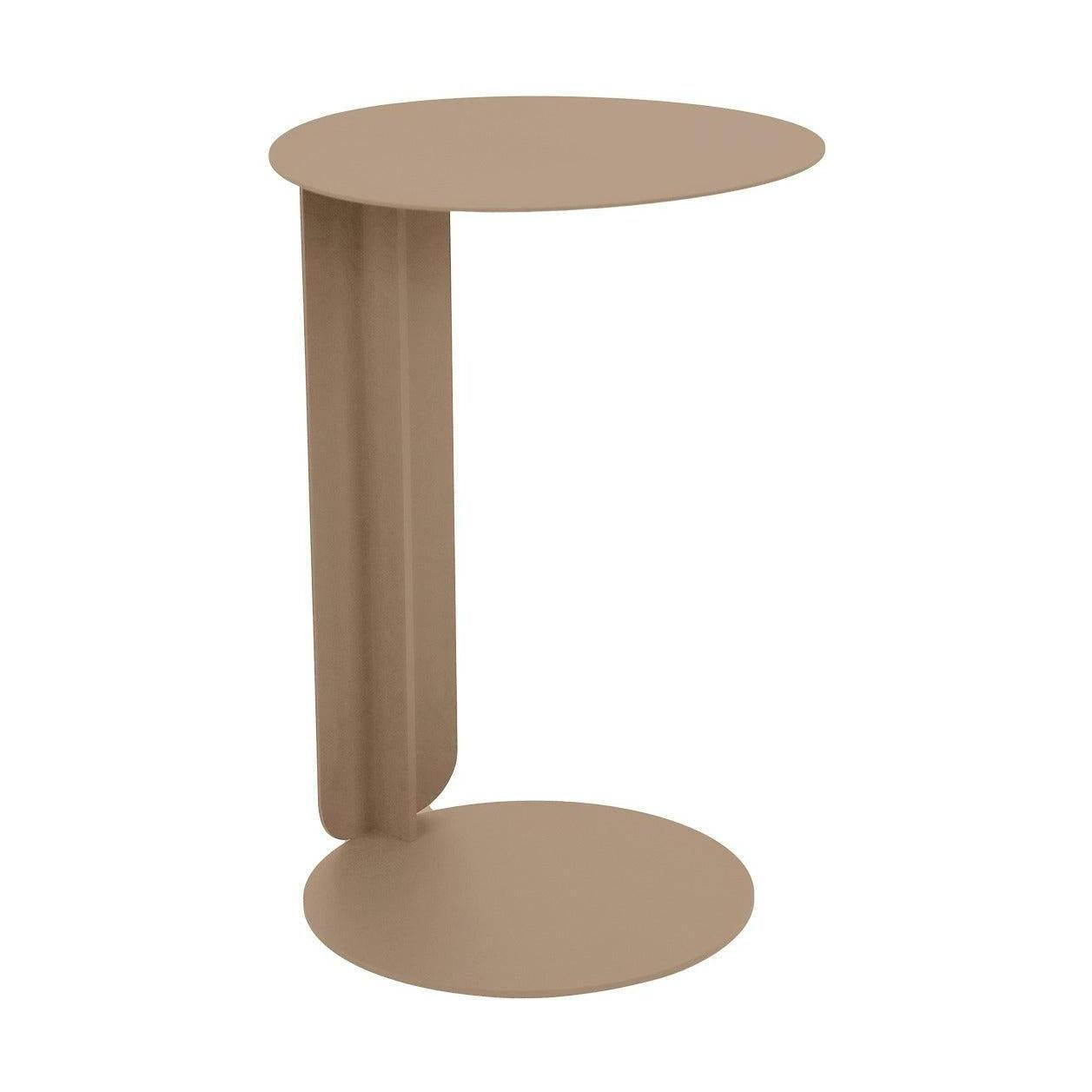 Fermob Bebop Offset bijzettafel Ø40 cm Nutmeg
