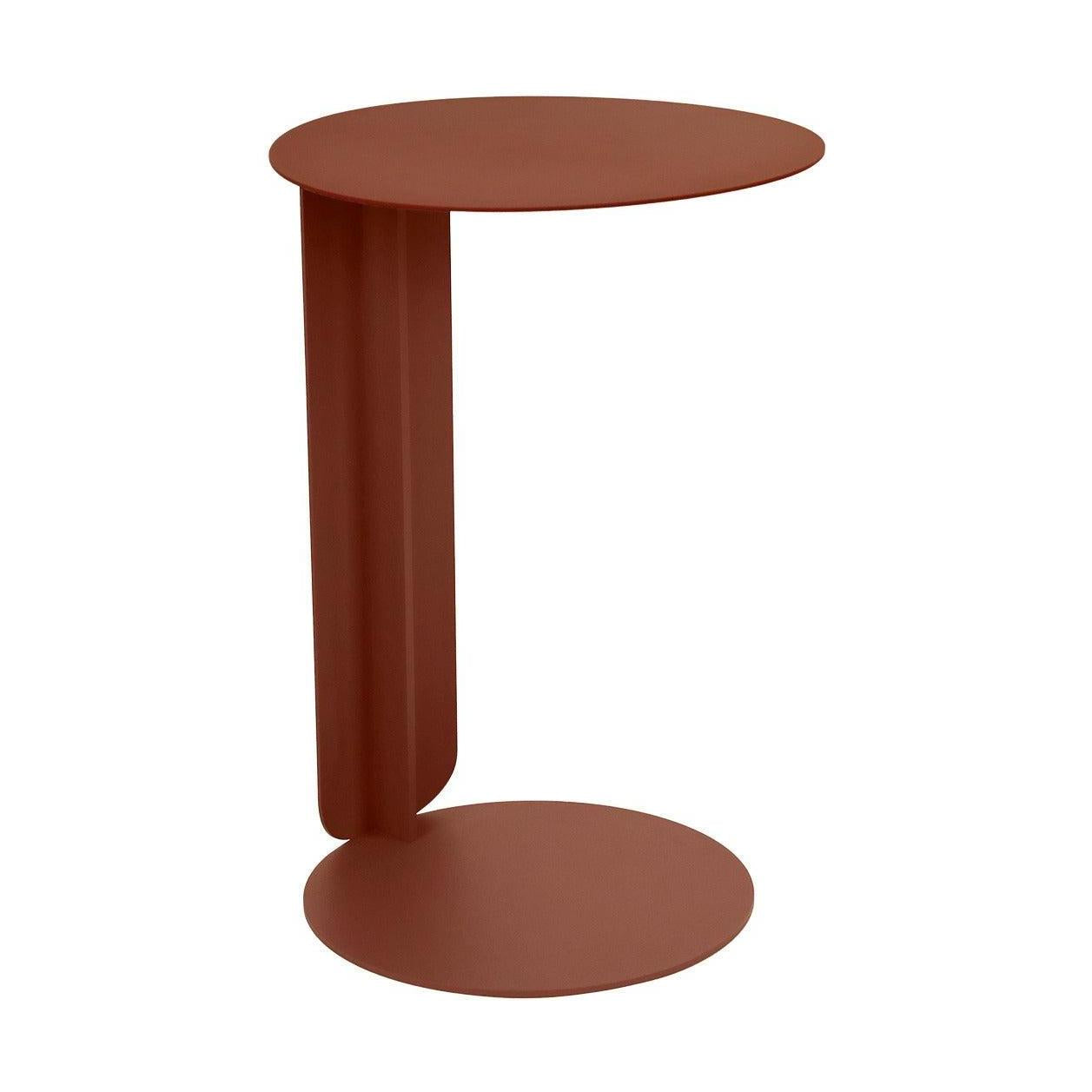 Fermob Bebop Offset bijzettafel Ø40 cm Red Ochre