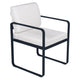 Fermob Bellevie dining armchair tuinstoel Deep blue - Off-White