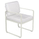 Fermob Bellevie dining armchair tuinstoel Clay grey - Off-White