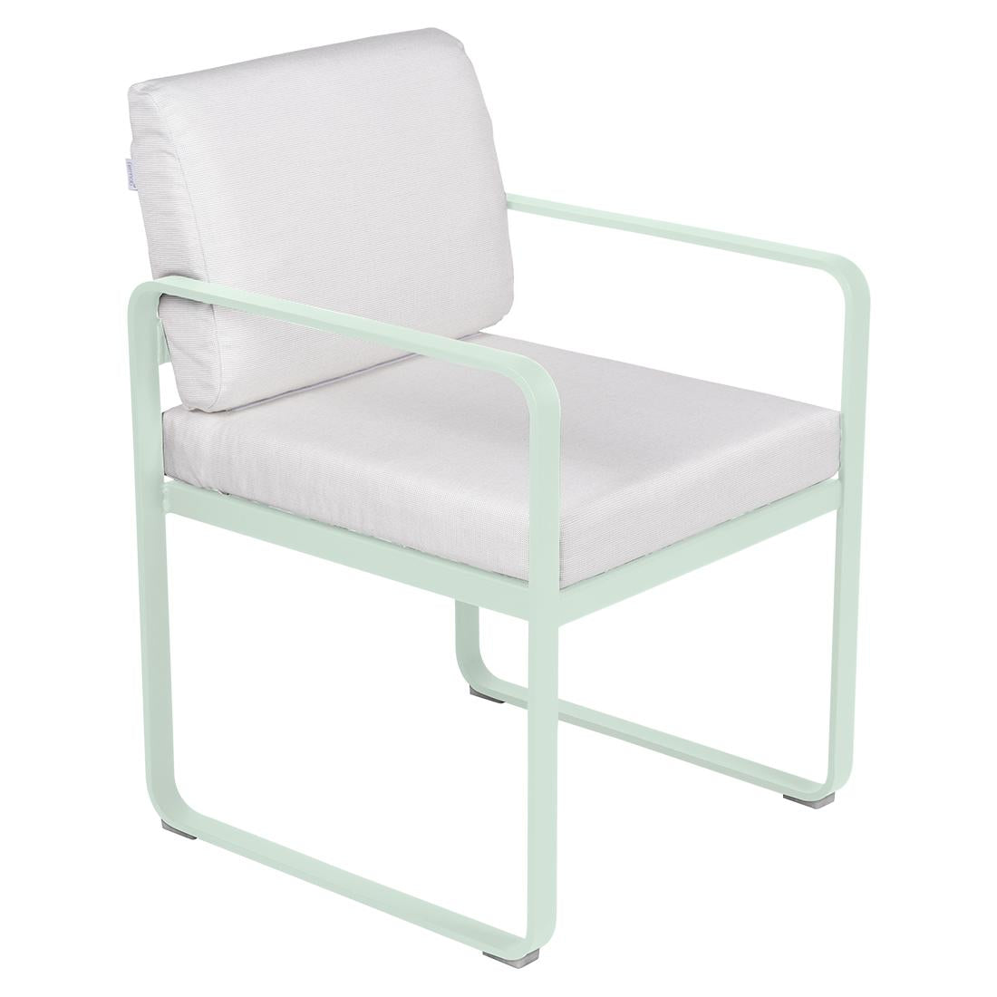 Fermob Bellevie dining armchair tuinstoel Ice mint - Off-White
