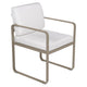 Fermob Bellevie dining armchair tuinstoel Nutmeg - Off-White