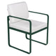 Fermob Bellevie dining armchair tuinstoel Cedar green - Off-White