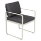 Fermob Bellevie dining armchair tuinstoel Clay grey - Graphite